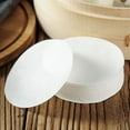 thumbnail image 2 of 500Pcs Steamer Paper Round Disposable Paper Non-Stick for Dumplings Bread, 2 of 7