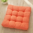 thumbnail image 5 of NSESSHome Thicken Tufted Cushion, Solid Square Seat Cushion Corduroy Chair Pad Pillow Seat Soft Tatami Floor Cushion for Yoga Meditation Living Room Balcony Office Outdoor, 17.7x17.7 Inch, 5 of 6