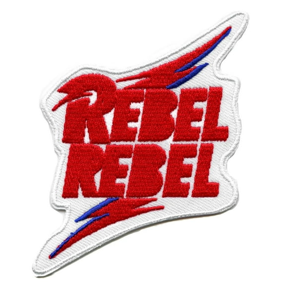 Men's David Bowie Rebel Rebel Woven Patch