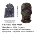 thumbnail image 5 of Minzimin Balaclava Head Mask Full Face Cover Windproof Sun UV Protection Hood for Men, 5 of 6
