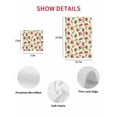 thumbnail image 7 of Red Strawberry Kitchen Dish Towels for Drying Dishes Set of 4, Summer Fruits Farmhouse Leaves Flower Pastoral Waffle Weave Microfiber Hand Tea Bathroom Towels Quick Dry & Absorbent Towel 12x12, 7 of 7