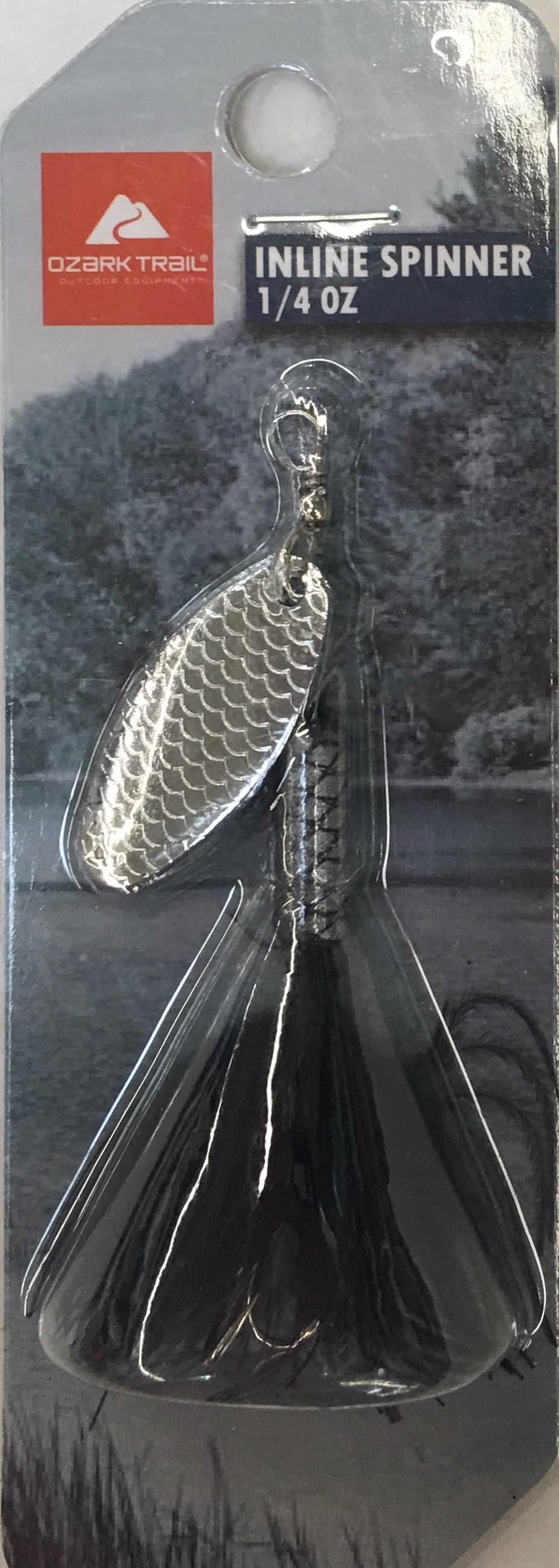 Ozark Trail 1/4 oz Black Inline Spinner