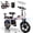 G16-Pink, variant on 16" 750W Peak Electric Bike for Adults, 48V 15Ah Removable Battery Electric Bicycle, One-Piece Tire Folding Ebike, Max.20mph & 45 Miles Electric Commuter City Bike, Full Suspension, UL2849