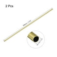 thumbnail image 2 of Uxcell 4mm OD 0.25mm Wall Thickness 300mm Length Brass Tube 2 Pack, 2 of 5