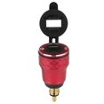 thumbnail image 2 of USB Power Charger,12V-24V Motorcycle USB Port Motorcycle USB Port USB Charger Socket Stylish and Modern, 2 of 5