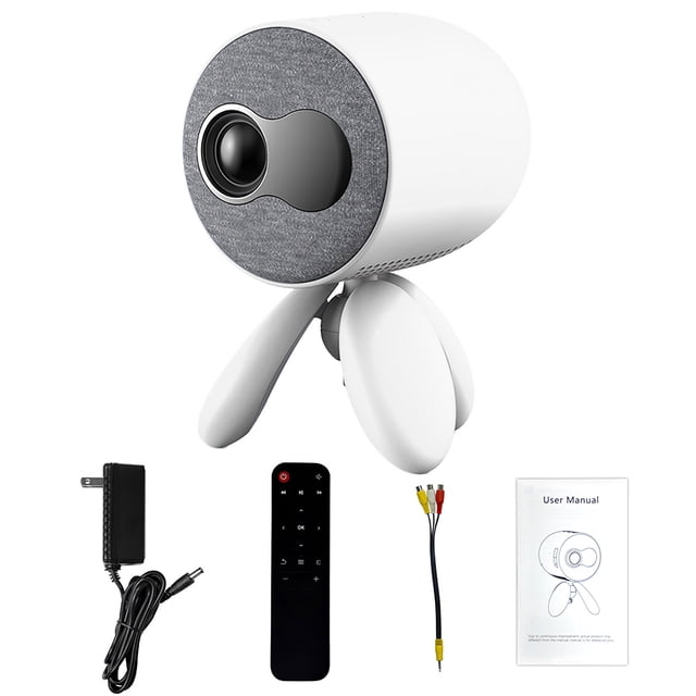 Proyector En Miniatura Full Hd1080P 1500Lm Proyector De Video De Cine En Casa Hd-Mi Av Entrada Sd Control Remoto Led Proyector De Entretenimiento Infantil seitruly EL013707-01