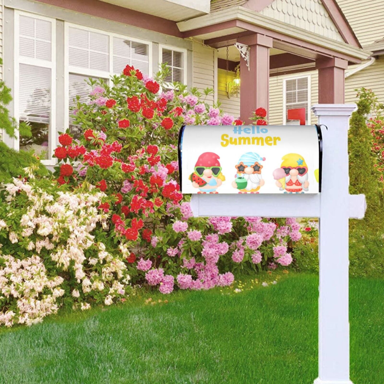 Kdxio Magnetic Mailbox Cover 21x18 in Mailbox Cover Outdoor Decoration Holiday Mailbox Covers for Home Garden Yard-21x18 in