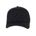 thumbnail image 2 of Top Headwear Fashion Quilted Trucker Cap - Black, 2 of 4