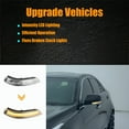 thumbnail image 6 of Side Mirror Turn Signal Lights, Fits For Cadillac ATS 2014-2016, Left Driver Light And Right Passenger Light, Rearview Mirror Turn Signal LED Assembly-Transparent-A Pair, 6 of 6