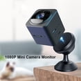 thumbnail image 3 of Cámara De Monitor Inalámbrico Mini 1080p Cámara Wifi Smart Wifi Batería Micrófono Admite Visión Nocturna Talk Talk Talk App Control Remoto Para La Oficina En Casa Office, 3 of 7
