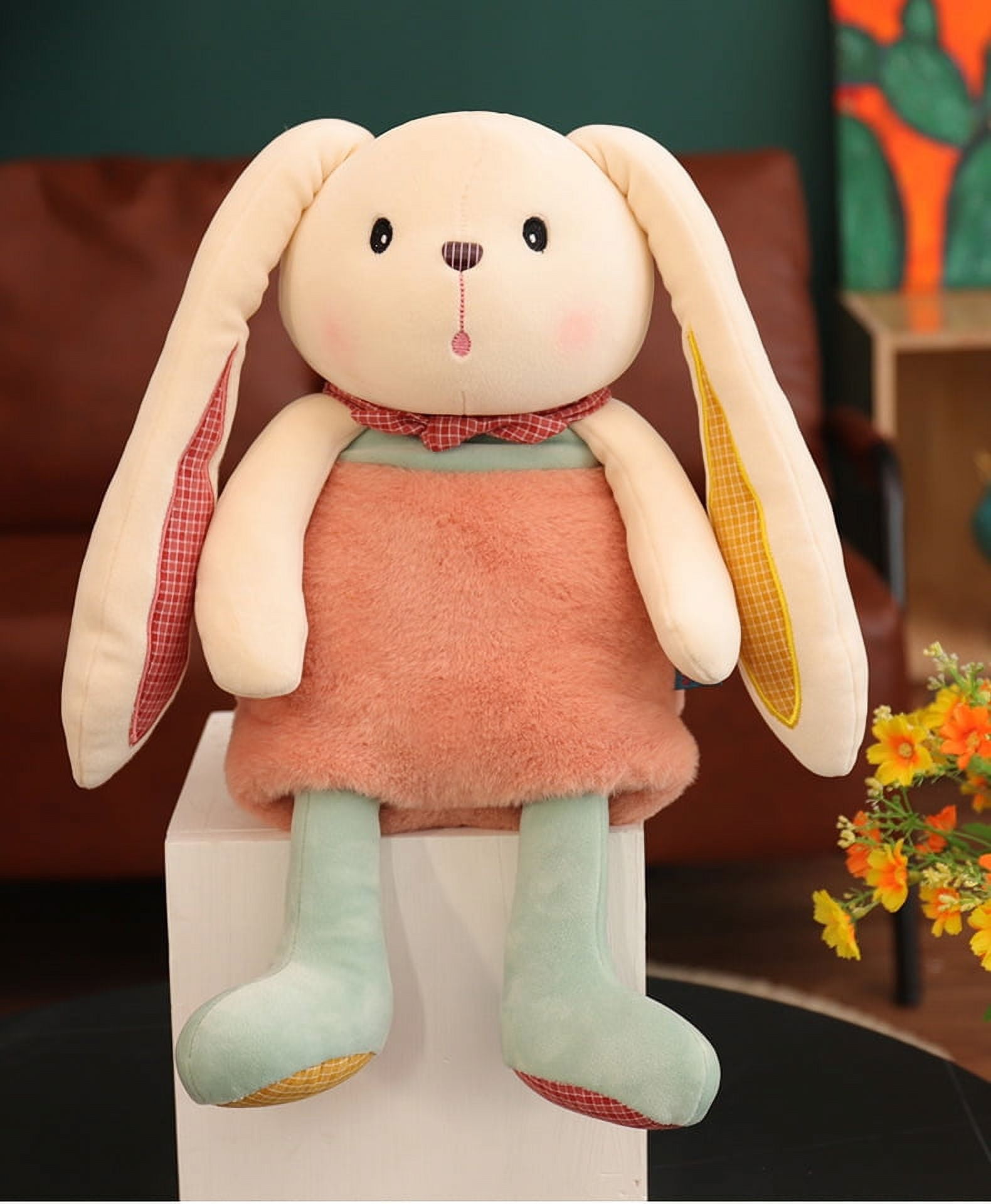 Magic Interactive Stretchable Bunny Plush Toy | Pull & Hug Rabbit with Adjustable Ears and Legs