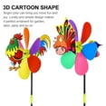 thumbnail image 5 of 5 Pcs Windmills Colorful Wind Spinner 3D Animal Pinwheel Garden Ornament for Outdoor Yard Lawn Patio Decor and, 5 of 5