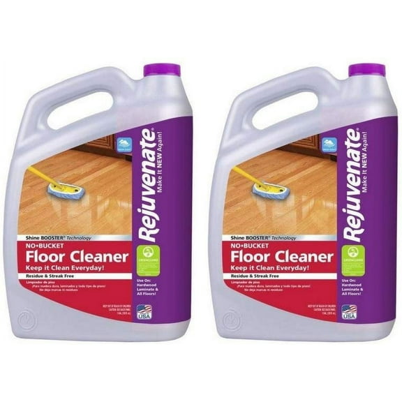 Rejuvenate No-Bucket Floor Cleaner Fresh Scent, 1 Gallon 2 Pack