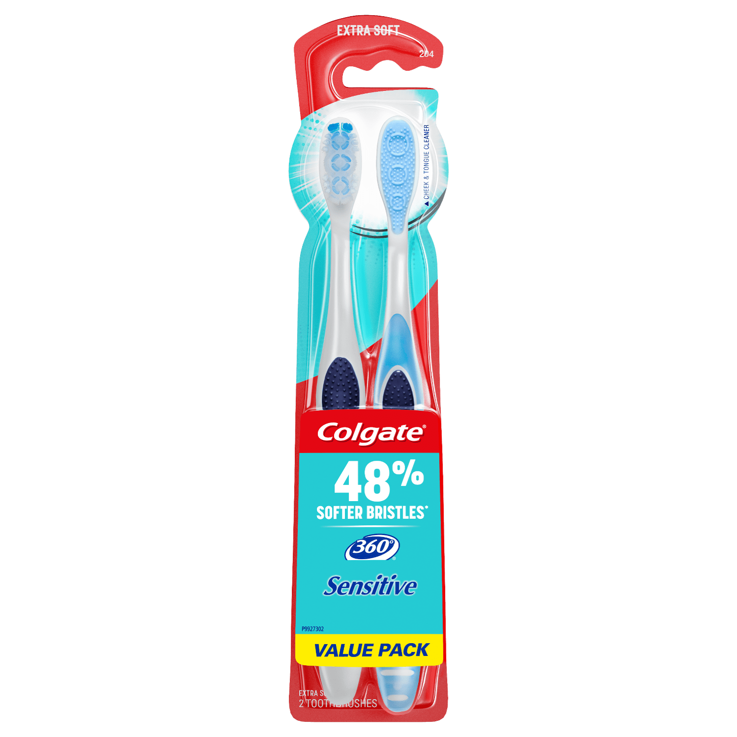 Colgate 360 Enamel Health Extra Soft Toothbrush for Sensitive Teeth - 2