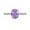 Purple, variant on Trendy Open Band Oval Zircon Rings With Edges For Comfortable Wearing