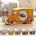 thumbnail image 4 of Retro Vintage Car Alarm Clock - Big Numbers Digital Pointer Time Display, Plastic, Desktop Antique Clock - Home Decor for Bedroom, 4 of 8