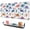 White Dinosaurs Trees-1, variant on Long Mouse Pads for Desk,White Dinosaurs Volcanoes Birds Pattern Desk Mats on Top Of Desks, Desk Mouse Pad Extra Large with 3mm Non-Slip Base and Stitched Edge for Gaming,Office,Work,Home 31.5"x11.8"