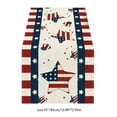 thumbnail image 3 of kladzum 4th of July Table Runner Fourth of July Decorations 13x72" Independence Day Table Runners Memorial Day Party Holiday Tablecloths Decor for Kitchen Home Dining Red White and Blue Decoration, 3 of 6
