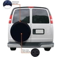 thumbnail image 1 of Over Drive RV Universal Spare Tire Cover, 27" to 30" Diameter Wheels, Black, 1 of 5
