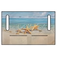 thumbnail image 2 of XYZCANDO Golf Cart Seat Covers Washable Portable, Compatible with Summer Golf Carts Golf Cart Cushion Covers(Starfish Sandy Beach), 2 of 8