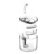 thumbnail image 2 of Dispensador de agua para mascotas, circulación automática, dispensador de agua para gatos, suministros inteligentes para mascotas Rojo Verde, 2 of 5