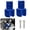 Blue, variant on Chasenew Universal M8 8mm Rear Shock Extender Absorbers Riser Heightening Adapter High Damping Device Thicken Pad Chassis Extender Taper Riser with Screws (Titanium)