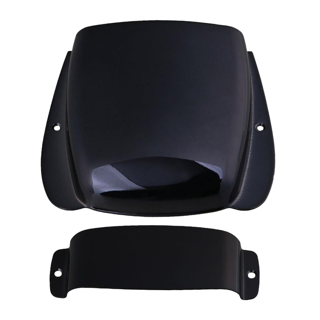 LeeQinersw Zinc Alloy Jazz Bass Guitar Bridge&Pickup Cover for Electric Bass Black