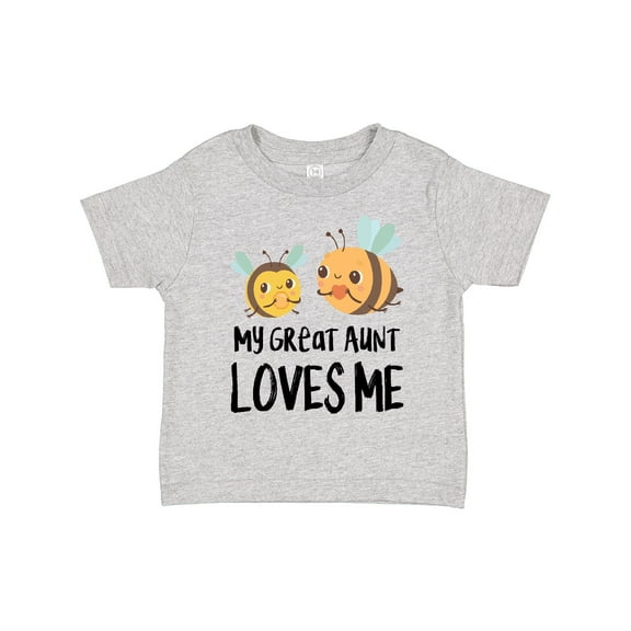 Inktastic Bees My Great Aunt Loves Me Boys or Girls Toddler T-Shirt