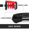 thumbnail image 4 of Adjustable Dumbbell 5-52.5lbs (Single) Red & Black, 4 of 5