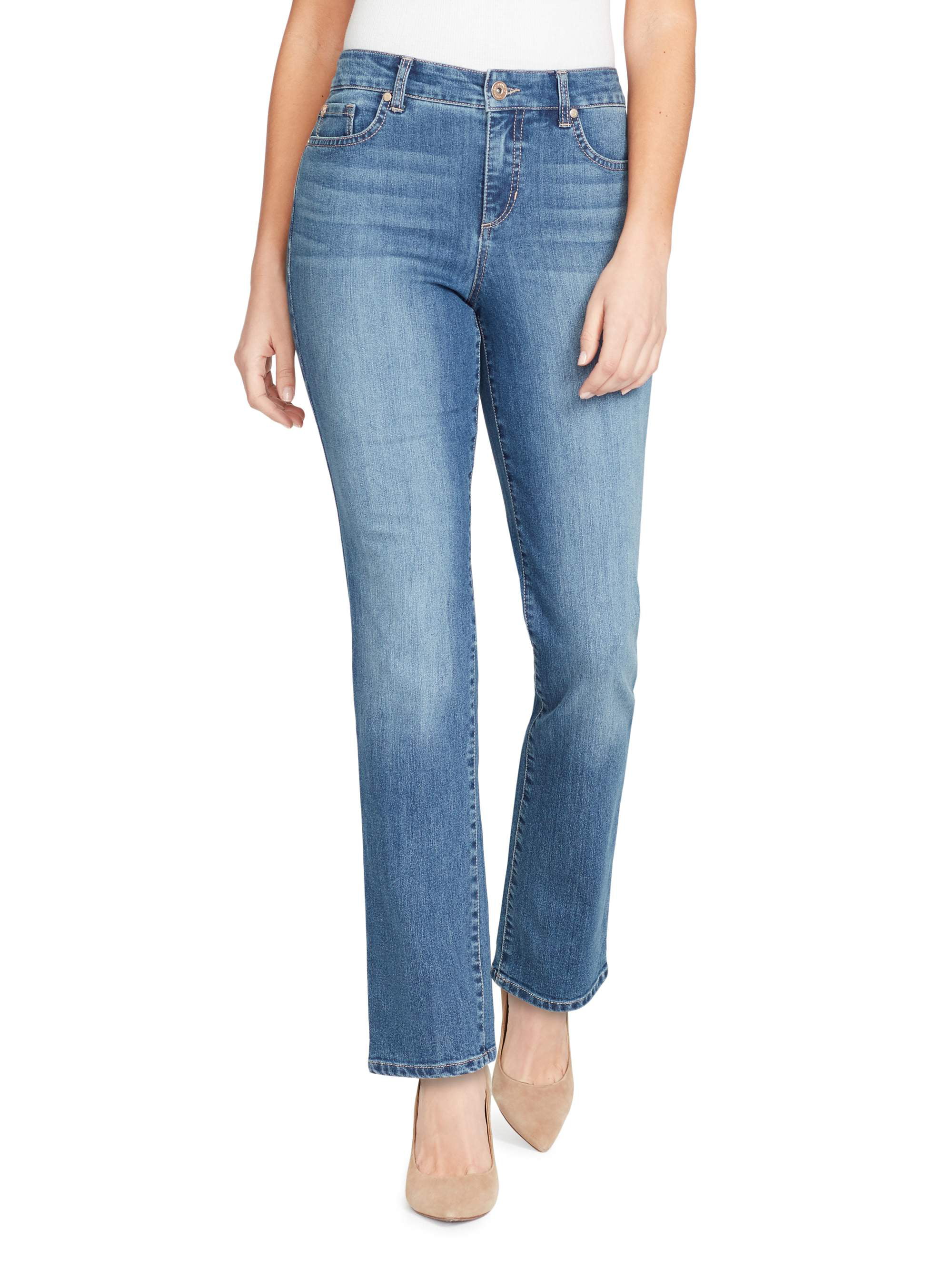 Bandolino Womens Plus Size Mandie Signature Fit 5 Pocket Jean