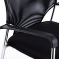 thumbnail image 4 of Silla de Visita Oficina Respaldo Malla y Base Cromada Strong Negro, 4 of 5
