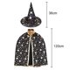 thumbnail image 3 of Capa de bruja del cabo del mago con sombrero, accesorios de disfraces de Halloween para fiestas infantiles Zhivalor OTTO-ZYS-0217, 3 of 8