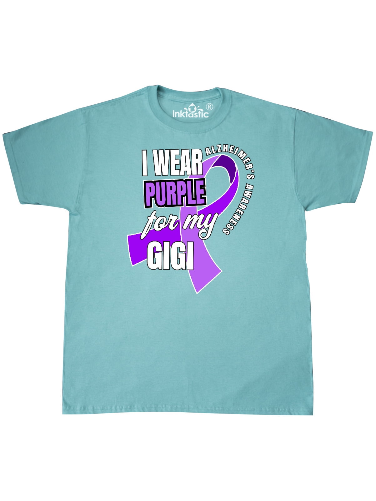 inktastic I Wear Purple for My Gigi Alzheimers Awareness Baby T-Shirt