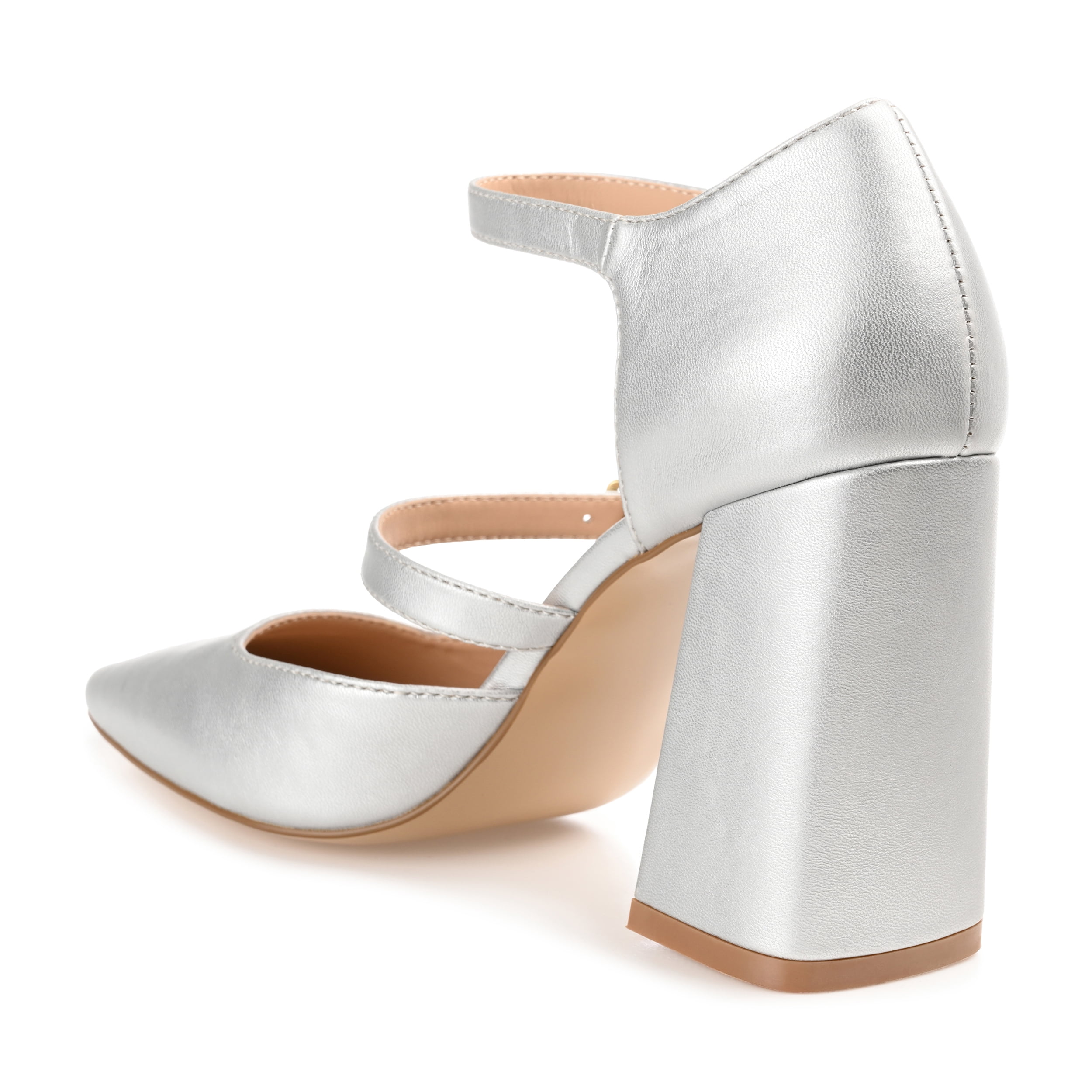 Journee Womens Isadorah Mary Jane Mid Block Heel Square Toe Pumps, Widths Available