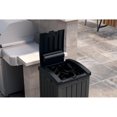 thumbnail image 2 of Suncast 36 Gallon Trash Hideaway – Outdoor Resin Storage for Patio/Deck, Peppercorn, 2 of 7