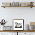 thumbnail image 4 of Never Ending Job Sign 16x16 Inch, Rustic Farmhouse Decor Home Sign, Wall Decorations Living Room, Modern Farmhouse Wall Decor, Laundry Sign and Laundry Room Decor with Solid Wood Frame, 4 of 5