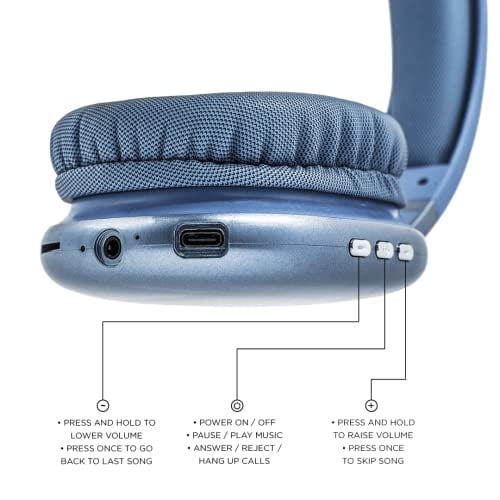Auriculares inalámbricos iJoy Ultra con micrófono, recargables