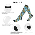thumbnail image 5 of Sikiie Sunflowers 1 Pairs Compression Socks for Men and Women 15-20 mmHg Running Support Socks, 5 of 7