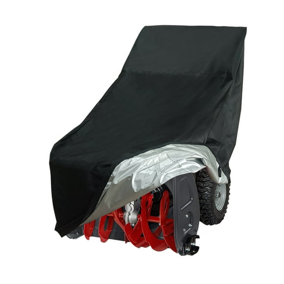 Snow Thrower Cover Outdoor Anti-UV Waterproof Snow Blowers Cover with Buckle Drawstring for Most Electric Snow Blowers