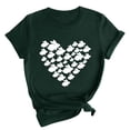 thumbnail image 2 of RKSTN Hauts pour Femmes Décontracté Été Ample Grande Taille Imprimé Graphique Lapin de Pâques Blouse Mode Col Rond Manches Courtes T-shirt, 2 of 4