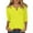 115# Yellow, variant on DENGDENG Womens 3/4 Sleeve Blouses Elbow Sleeve V-Neck Tshirts Loose Casual Summer Tops Trendy Three Quarter Length Clothes Dressy Fashion 2025 Shirts Mint Green S