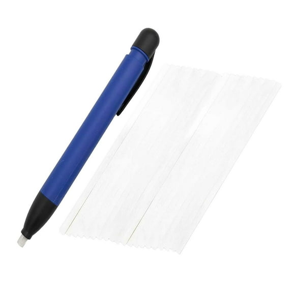 Marcador automático de soporte para esteatita, marcado transparente, 20 varillas planas adicionales de esteatita para construcción, textiles,