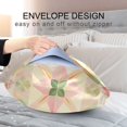 thumbnail image 4 of Yayeee Pillowcase Standard Size Set of 2 Satin Wrinkle Resistant Pillow Case, Retro Pink Stars, 4 of 7