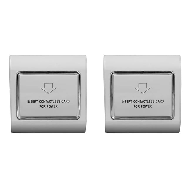 2X Interruptor de Alimentación del Hotel Apagado Retardado Tarjeta de Inducción de Ahorro de Energía Inducción de Cables 40 A Baja Frecuencia 220 V
