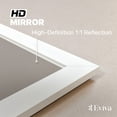 thumbnail image 5 of Eviva New York Bathroom Vanity Mirror Full Frame White 60X30 Wall Mount, 5 of 7