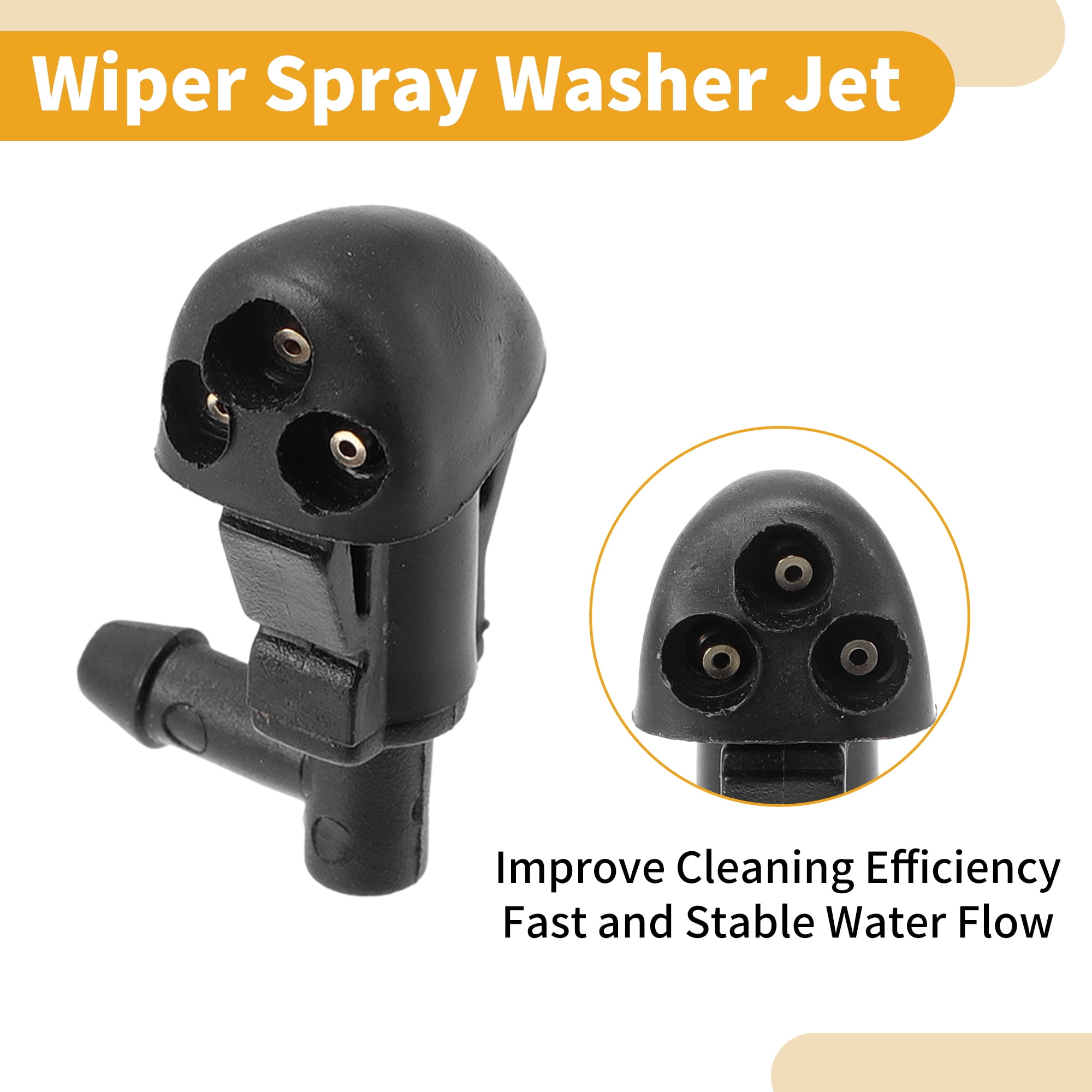 Unique Bargains Windshield Washer Nozzle Kit for Chevrolet Cruze 2009-2014