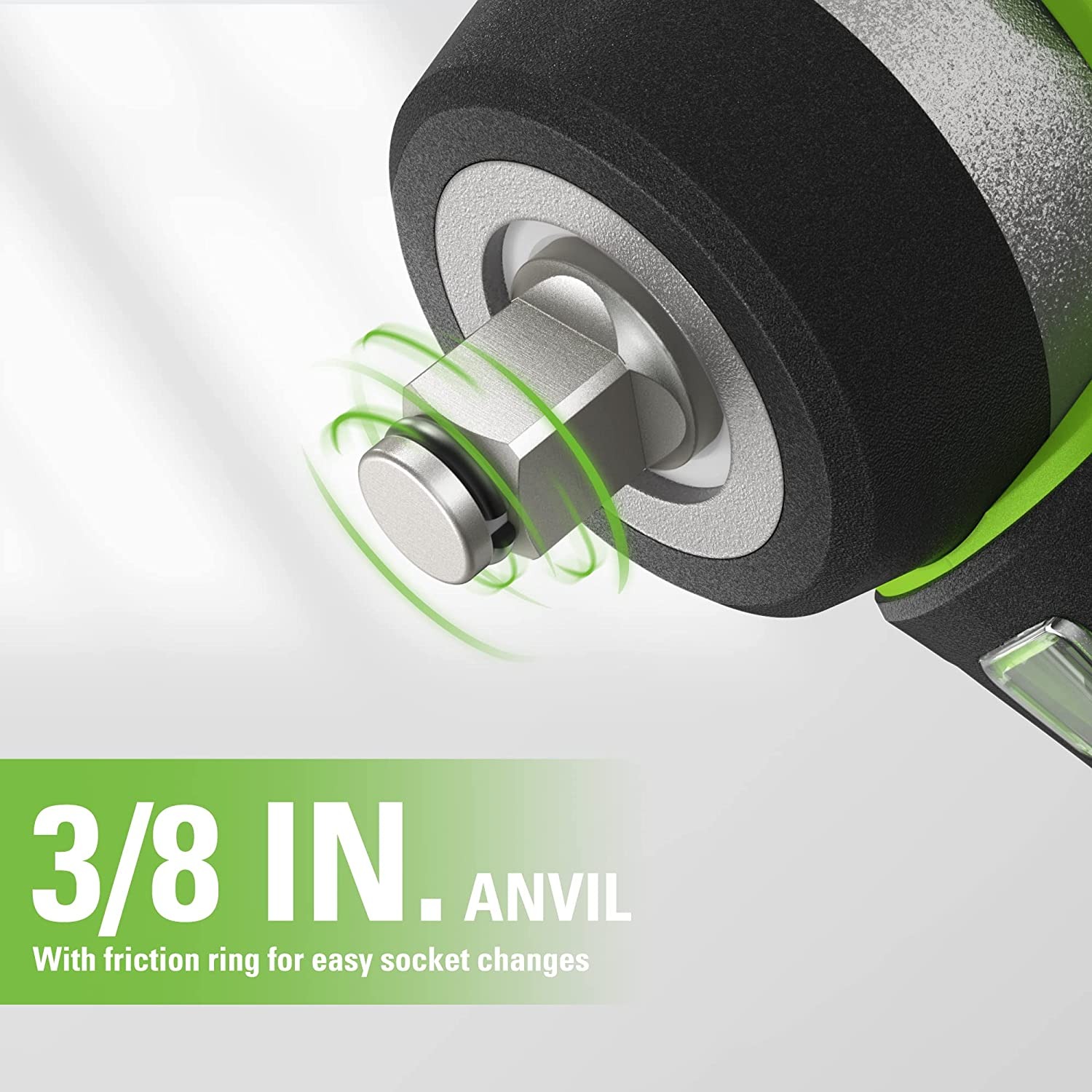 Greenworks 24V 3/8" Brushless Cordless Impact Wrench, 150-ft lbs. 2,400 RPM, Tool Only