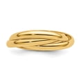 thumbnail image 4 of Auriga Fine Jewelry 14K Yellow Gold Wedding Band Ring Size 7 for Women, 4 of 6
