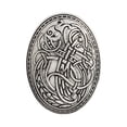 thumbnail image 4 of Broche de Símbolo de Escudo Medieval Hugo Chal Ovalado, 4 of 10