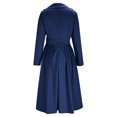 thumbnail image 4 of STETMN Women's Wrap Long Dress Lapel Neck Vintage Dress Swing Hem Night Party Dresses, 4 of 6